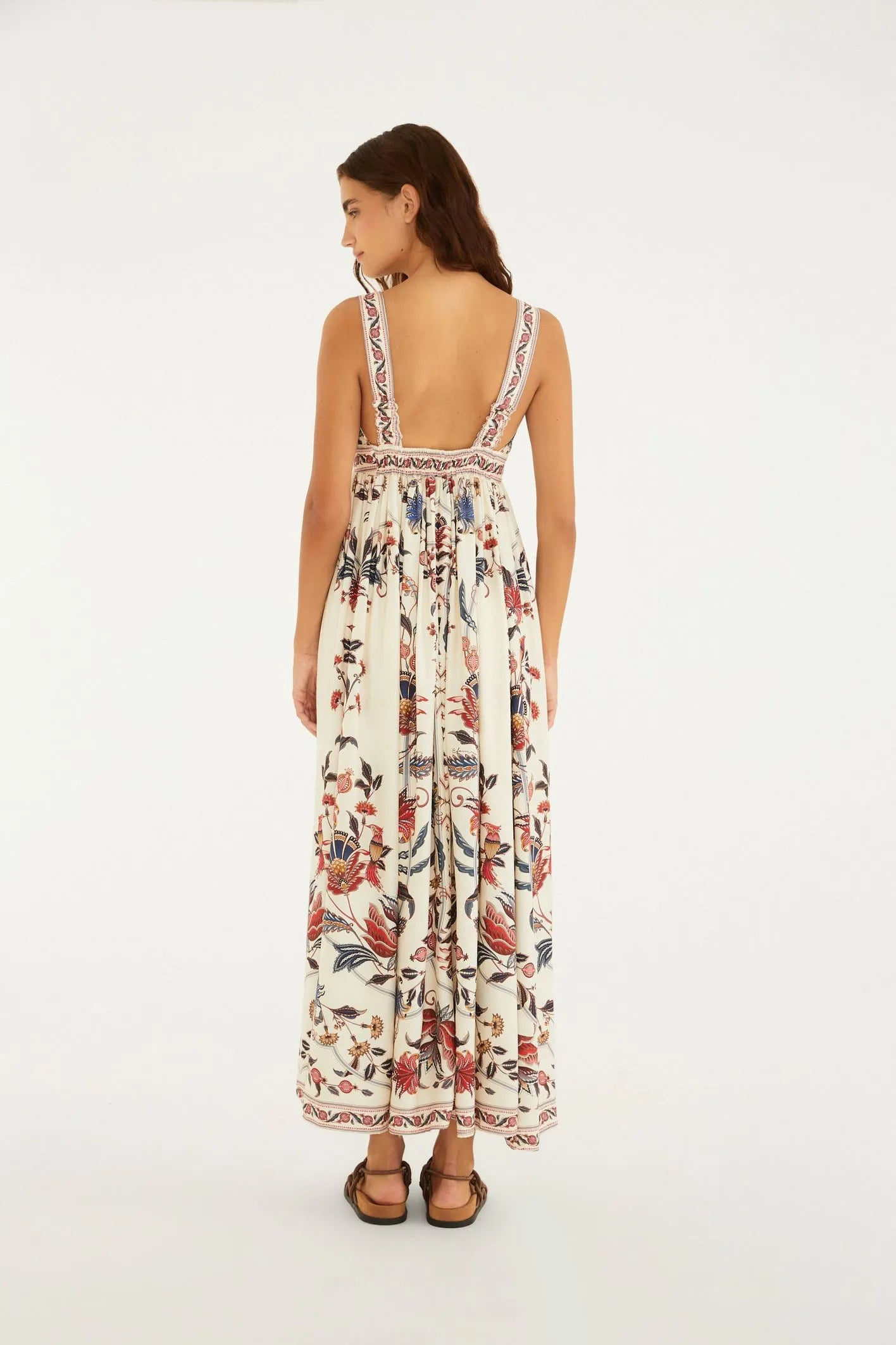 Vestido Cropped Estampado Bohoflor