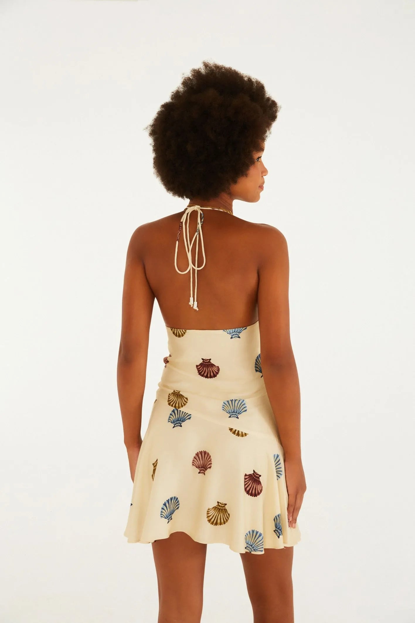 Vestido Curto Estampado Conchita