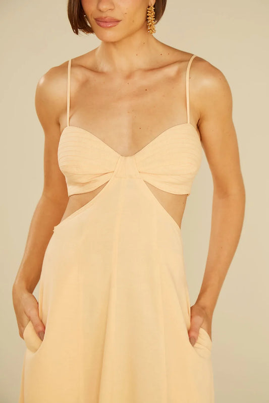 Vestido busto pespontos OhBoy