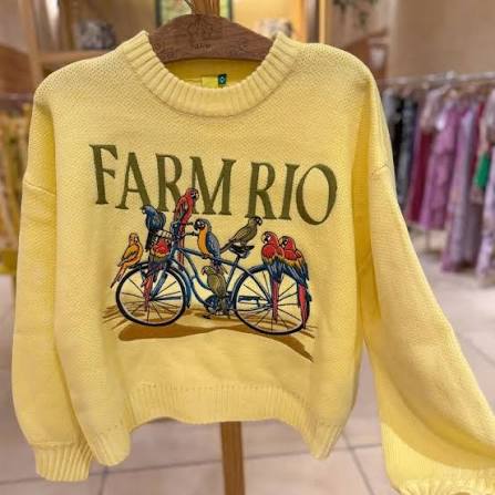 Casaco FARM Tricot Bicicleta Aves