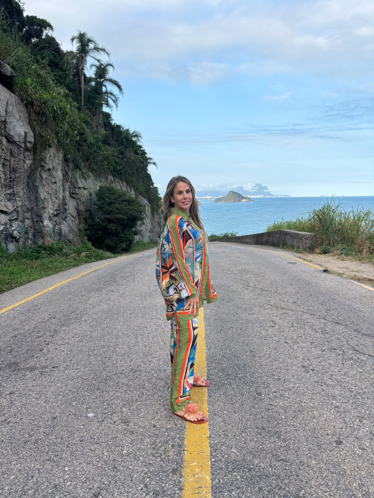 Camisa Estampada Lenço Bem Querer