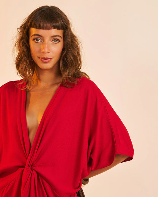 Vestido Longo Ágatha Páprica