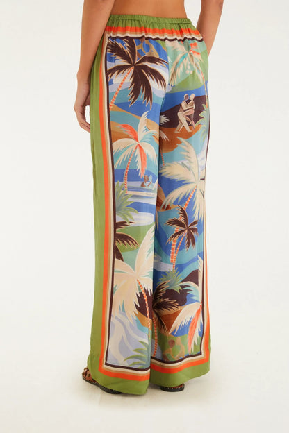Calça Estampada Lenço Bem Querer