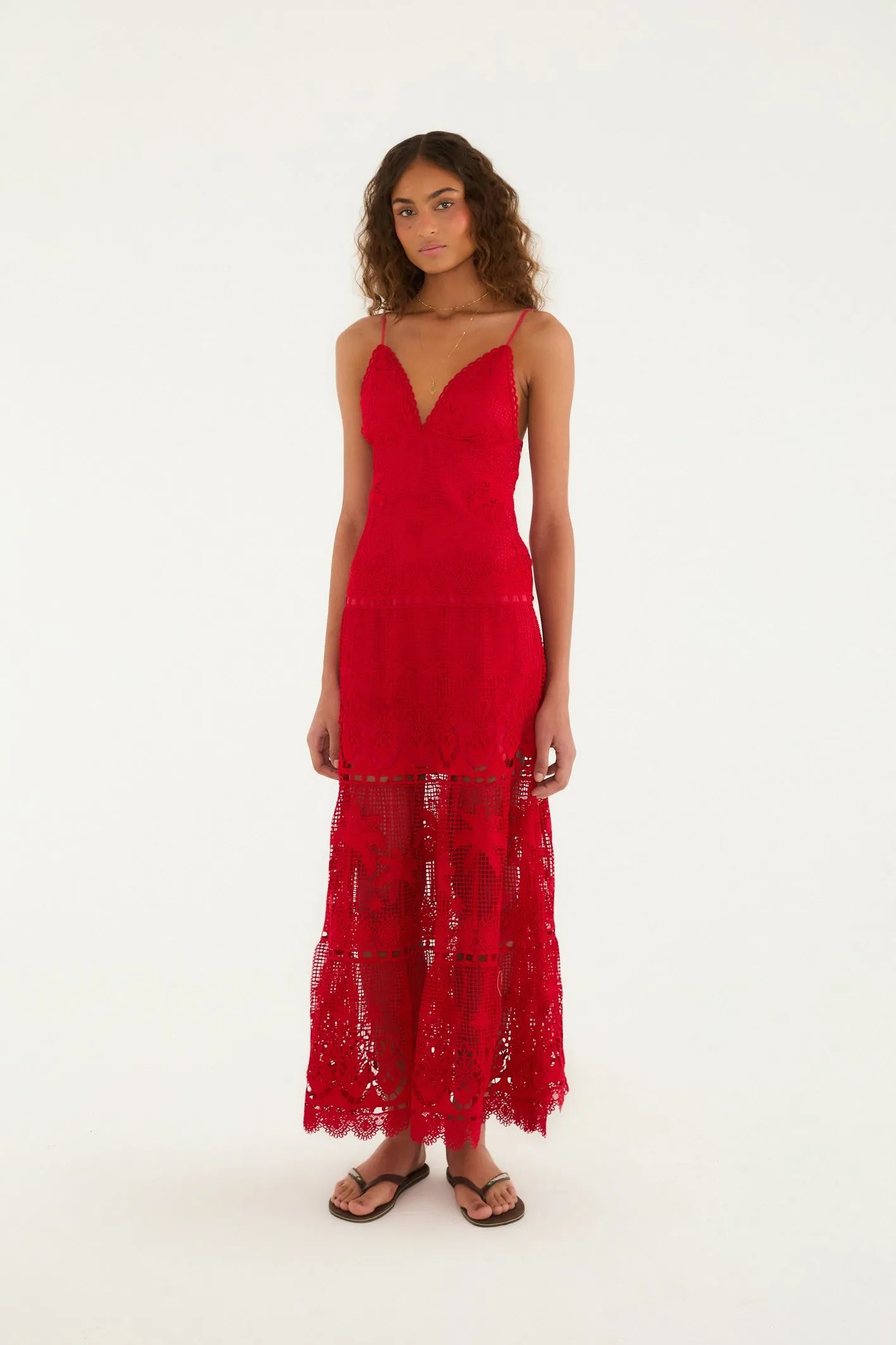 Vestido Longo Guipure Odara - ref351242_07431