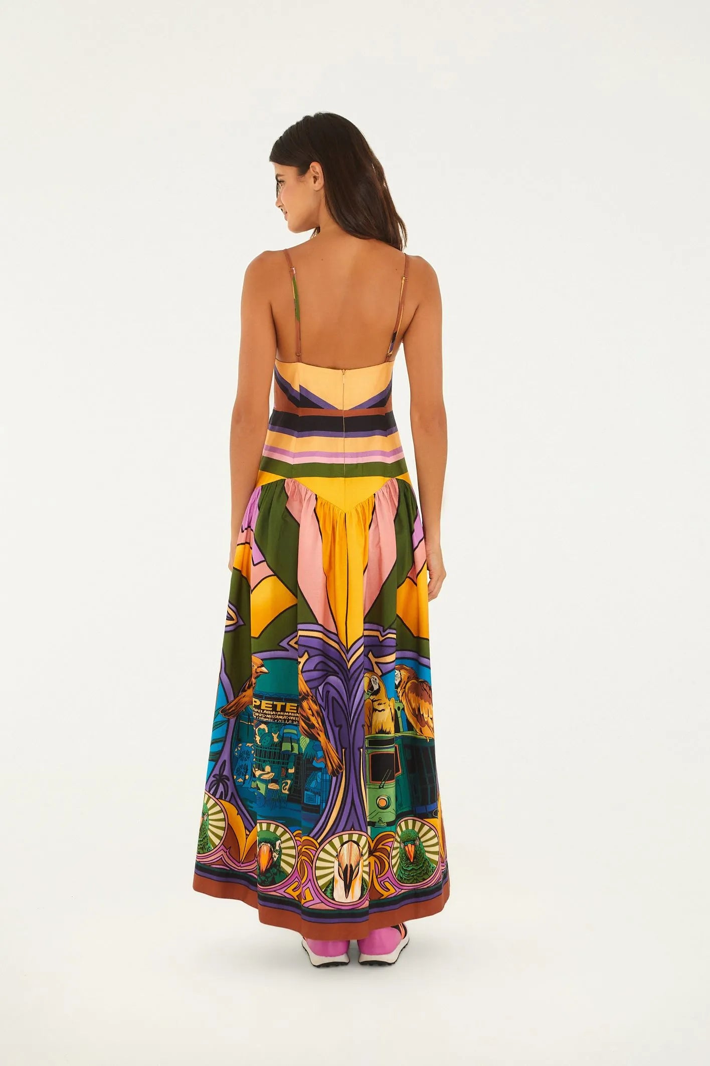 Vestido Midi Listras Pelo Rio