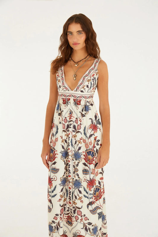 Vestido Cropped Estampado Bohoflor