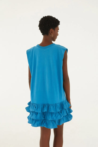 VESTIDO FARM  REGATA BABADO