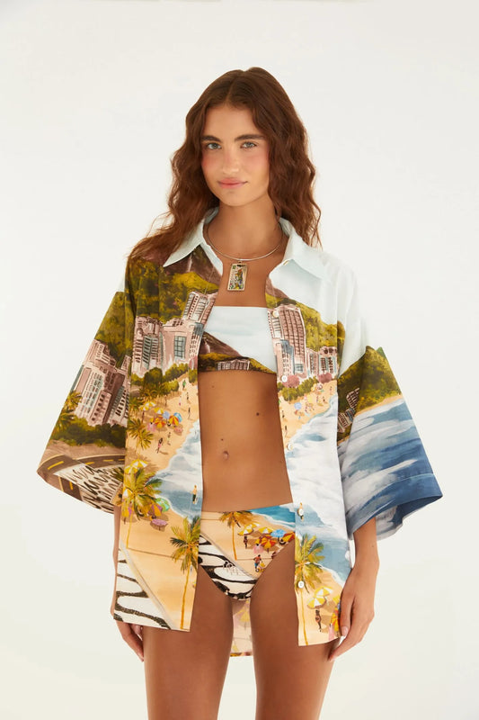 Camisa Farm Estampada Copacabana