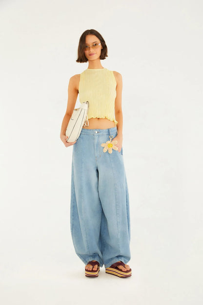 Calça Ballon Jeans