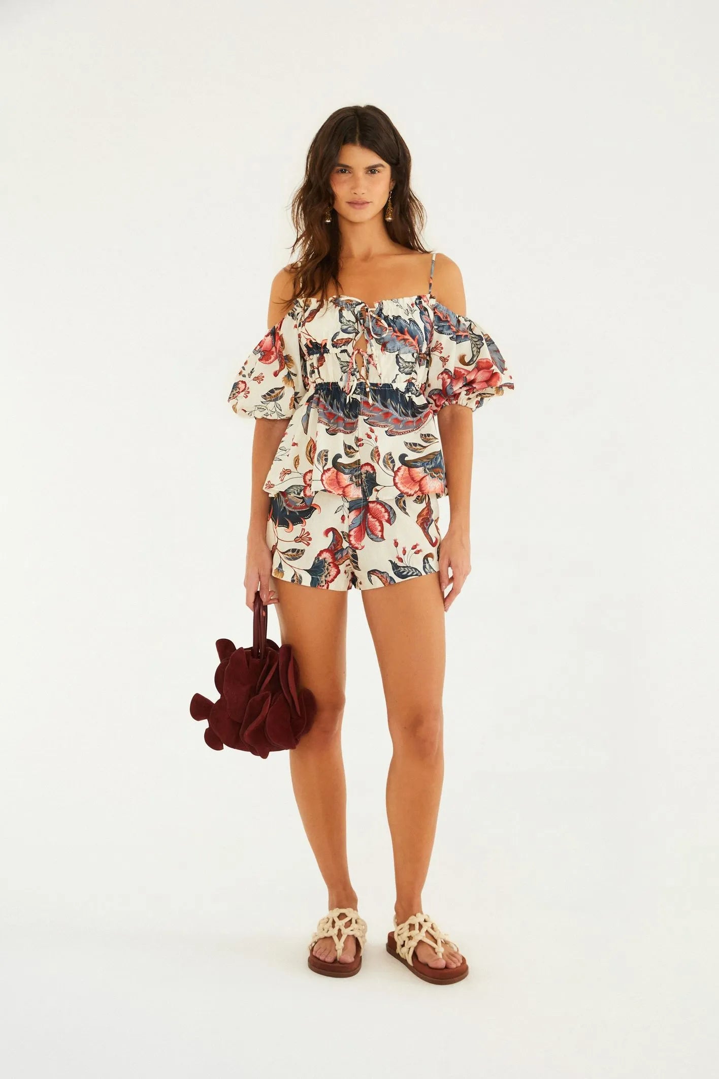 Short Mini Estampado Boho De Mar