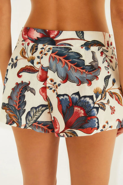 Short Mini Estampado Boho De Mar