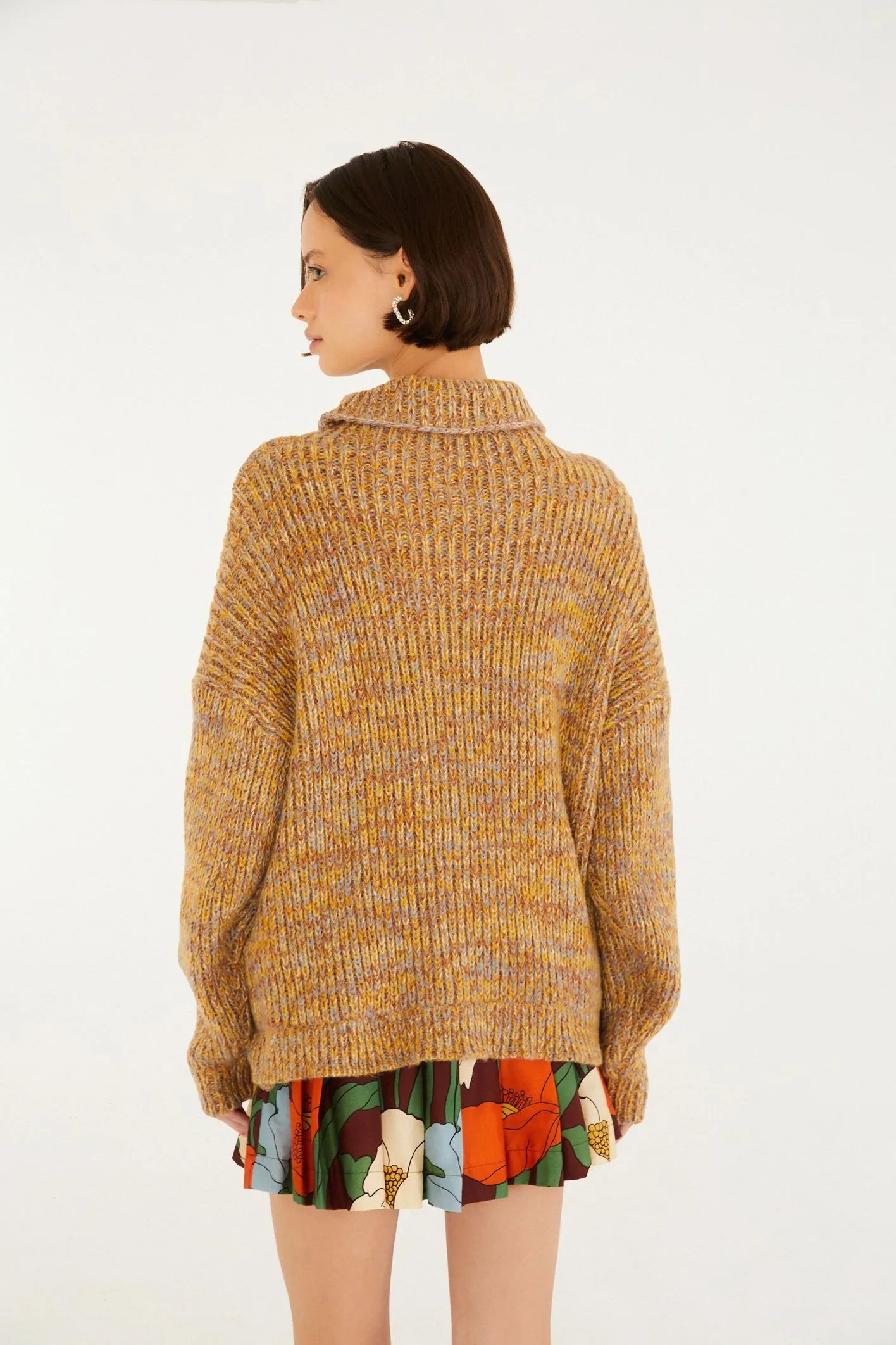 Pull Tricot Mesclado Farmrio