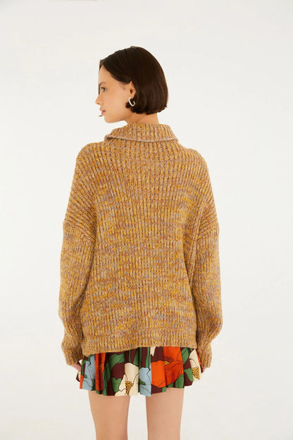Pull Tricot Mesclado Farmrio
