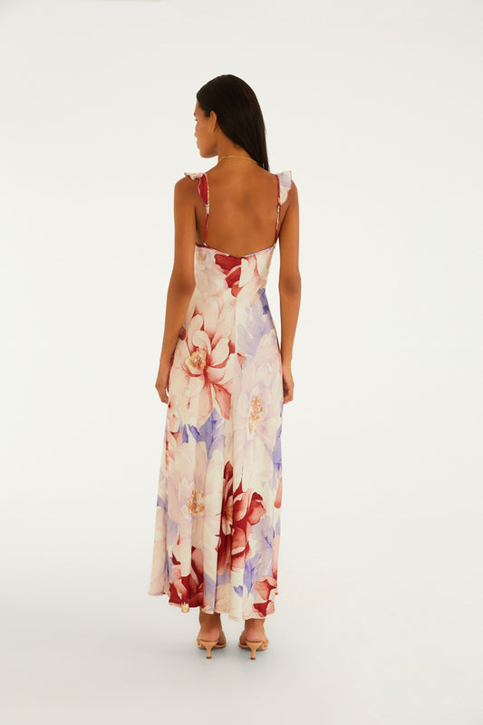Vestido Longo Farm  Estampado Floral Doce -ref.361095_56663