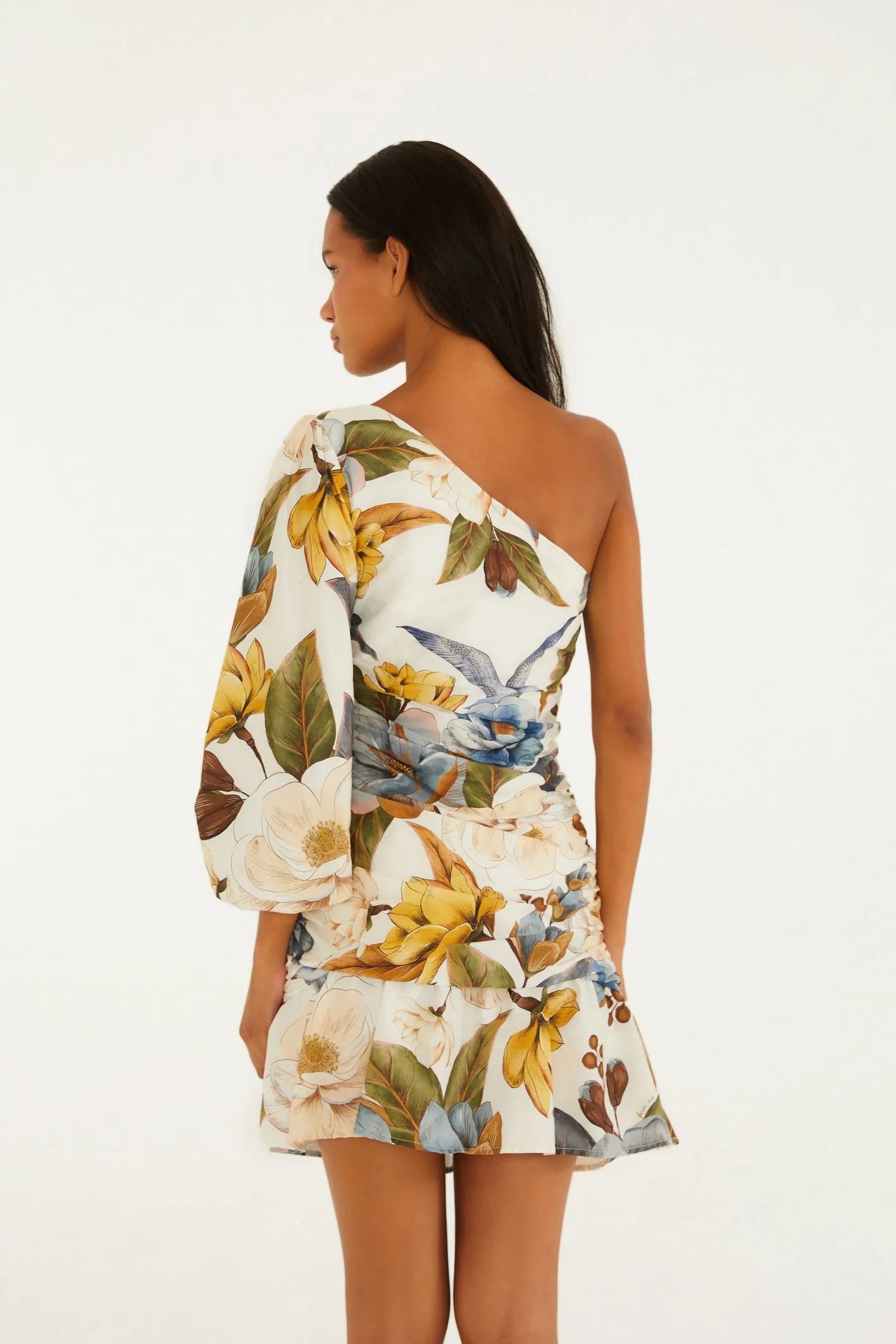 Vestido Curto Estampado Jardim Guanabara - Farm