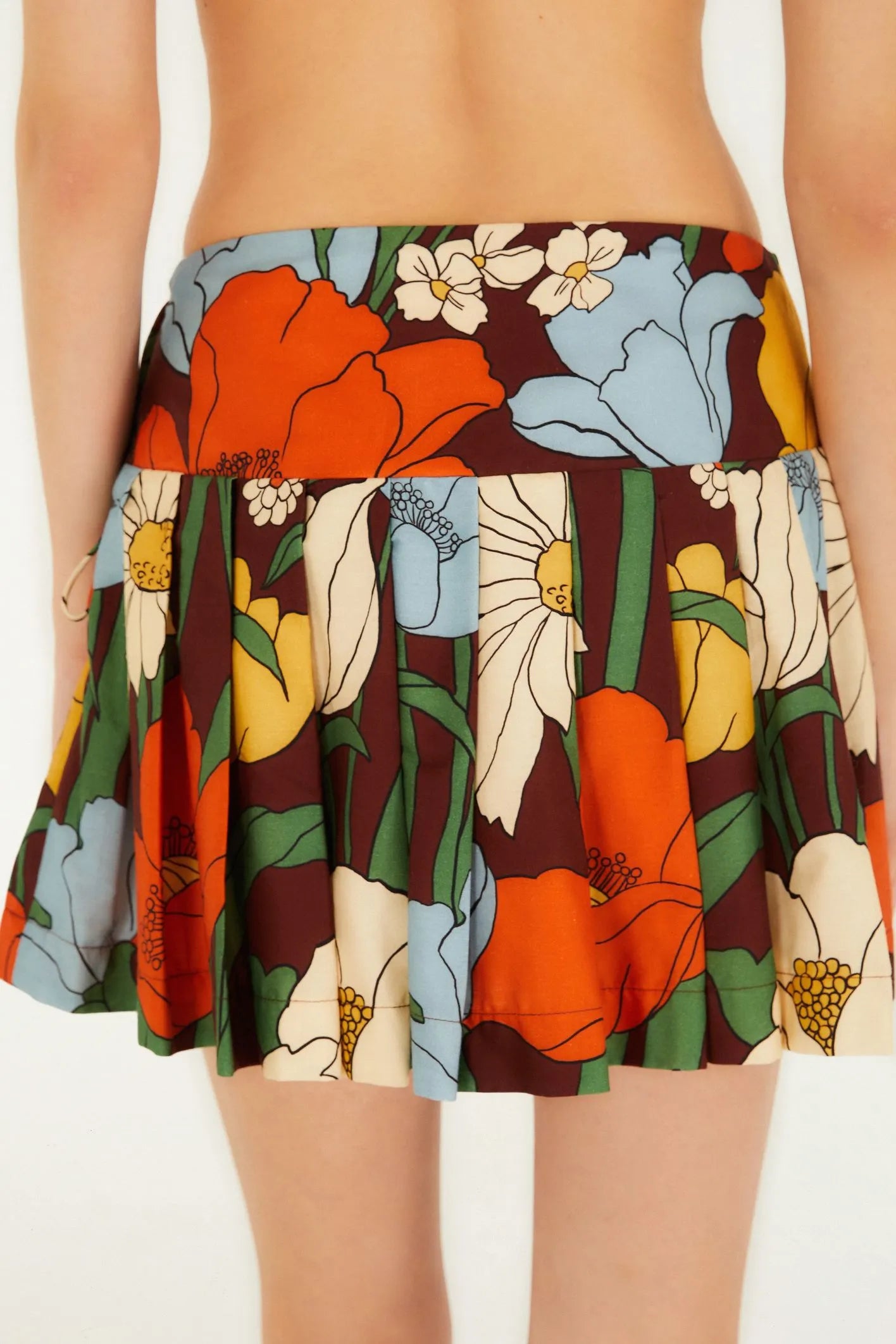 Saia Estampada Floral Bucólico