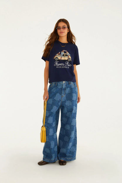 Calça Jeans Farm  Laser Ritmo Carioca