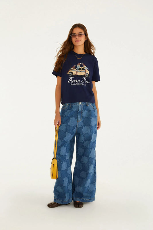 Calça Jeans Farm  Laser Ritmo Carioca