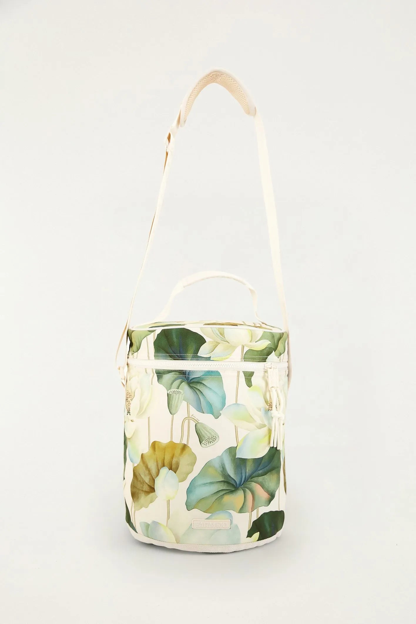 Cooler farofa flor de lótus off white