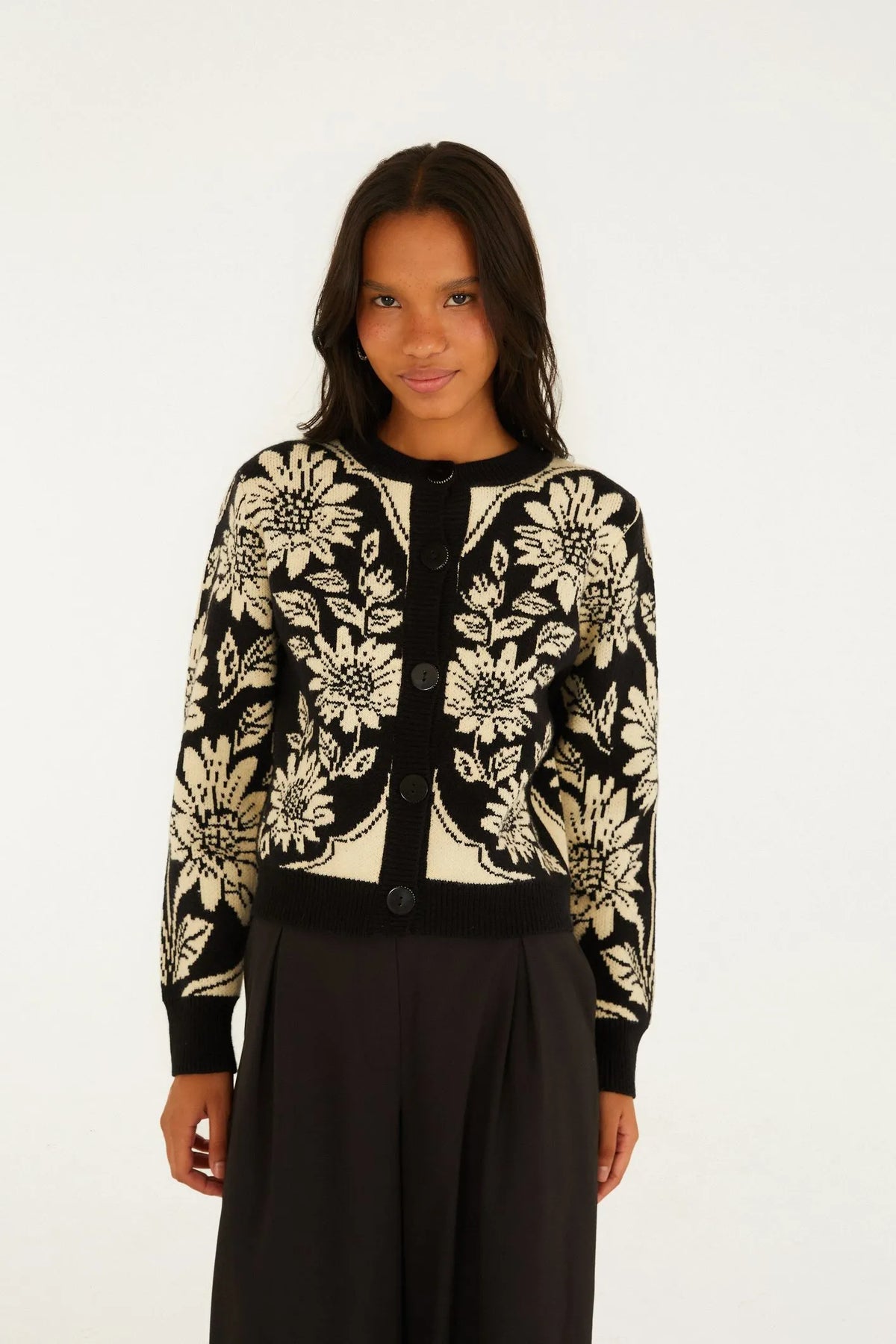 FARM Rio | Cardigan Curto Tricot Maria Lia
