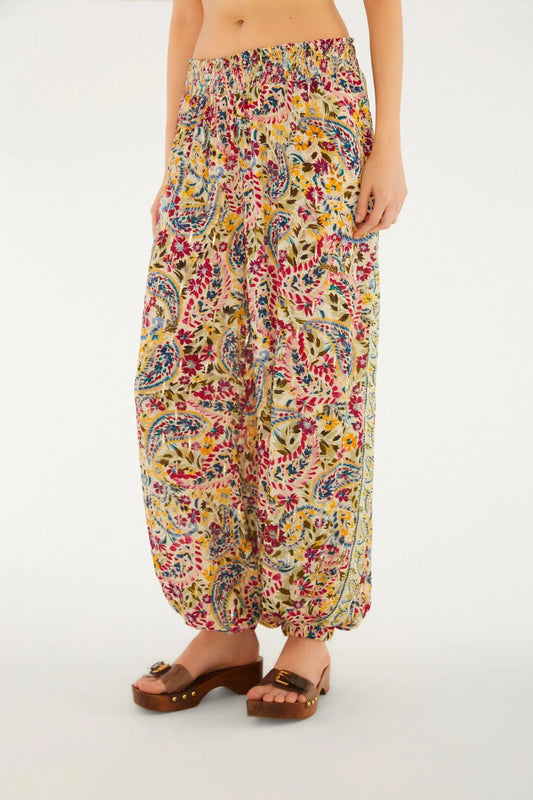 Calça Estampada Brisa De Flor