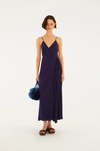 Vestido Transpasse Longo