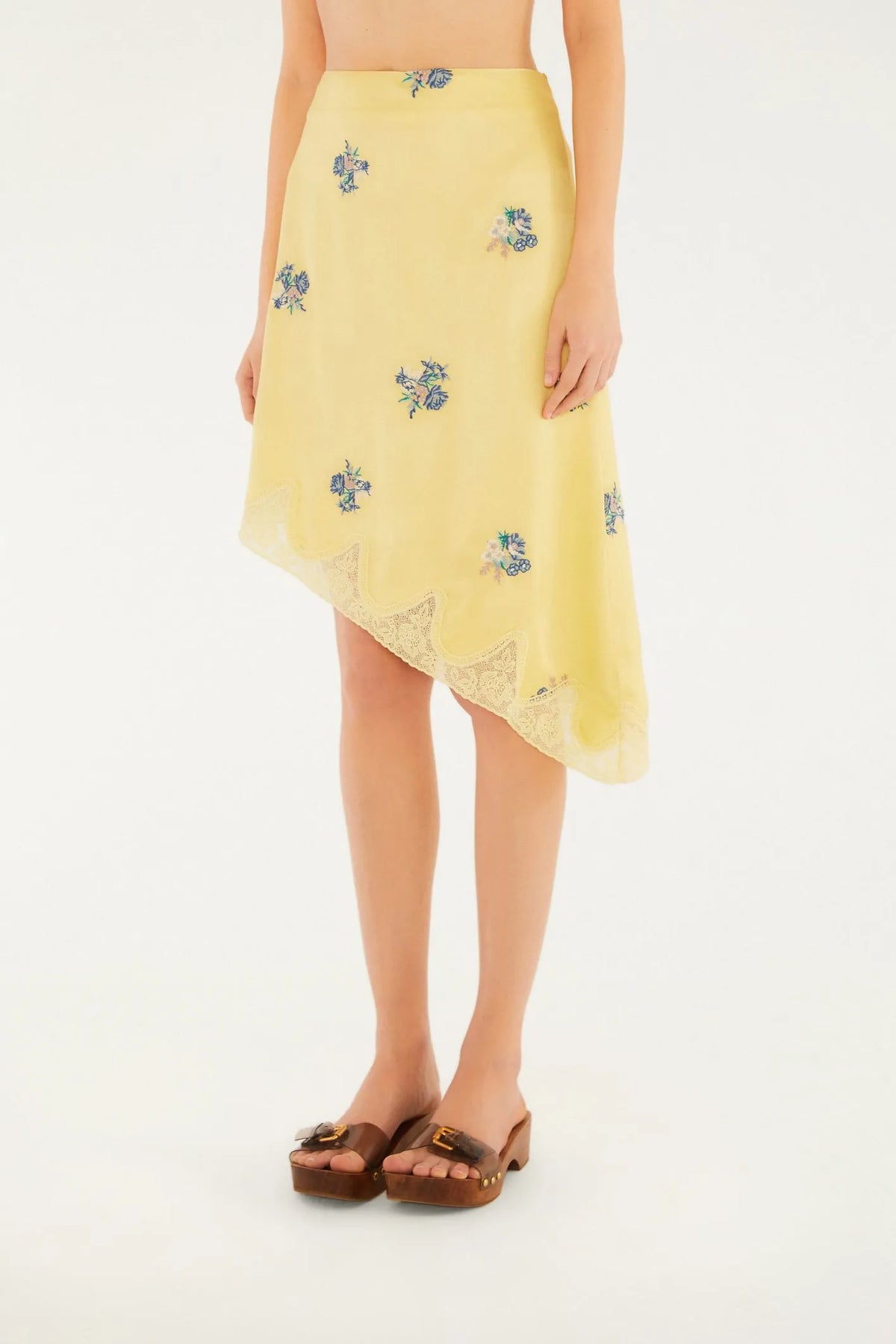 FARM Rio | Saia Artesanal Floral Leni