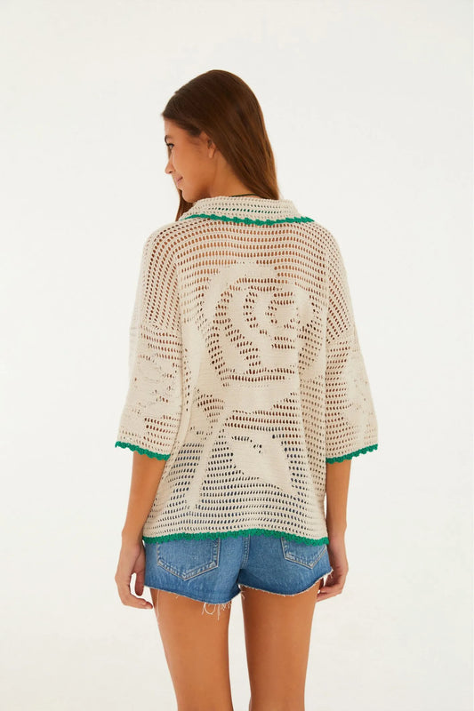 Camisa Farm Tricot Feira De Legumes