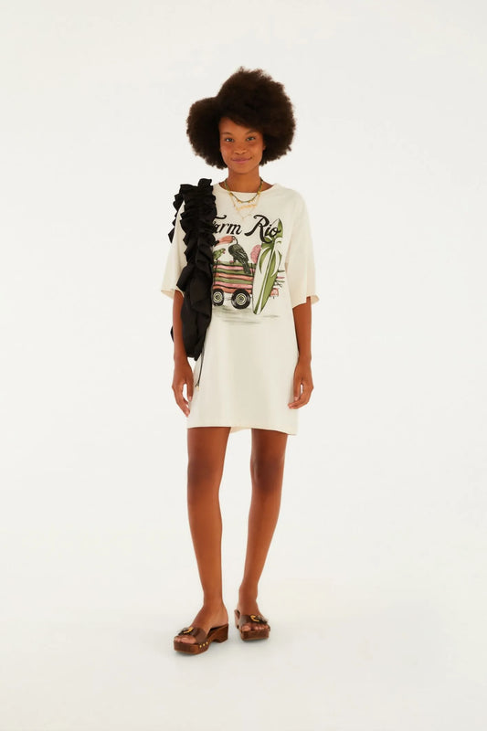 Vestido T-Shirt Pilha De Pranchas