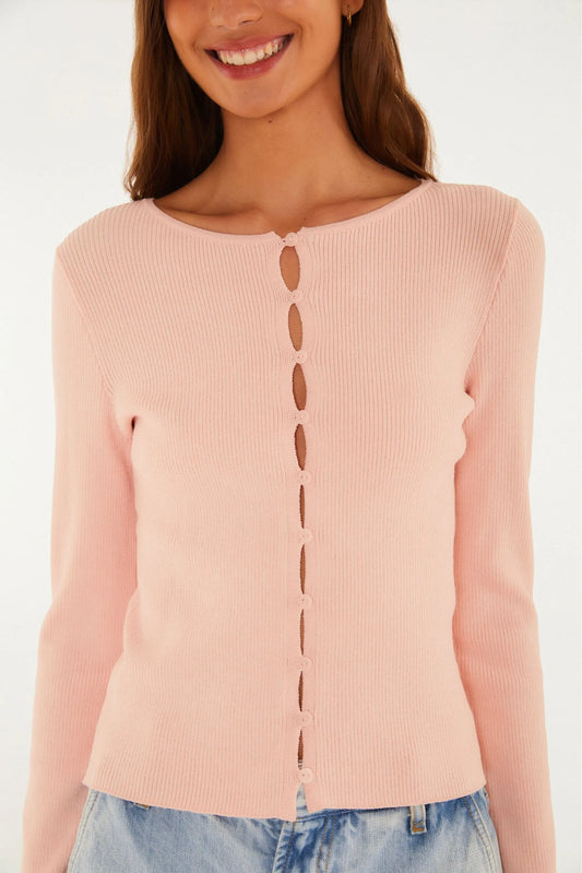 Blusa FARM Tricot Manga Longa