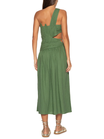 Vestido Estampado Folha Amazônia -323220_