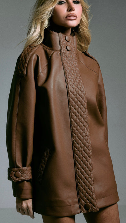 Closet Deluxe|  ConjuntoMax Jaqueta Couro PU