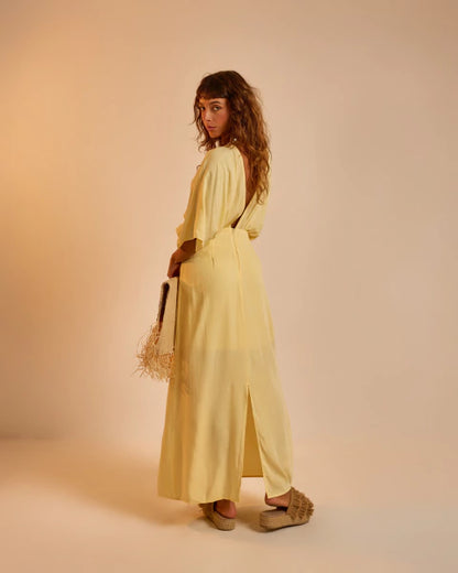 Vestido Eloíse Mantequilla