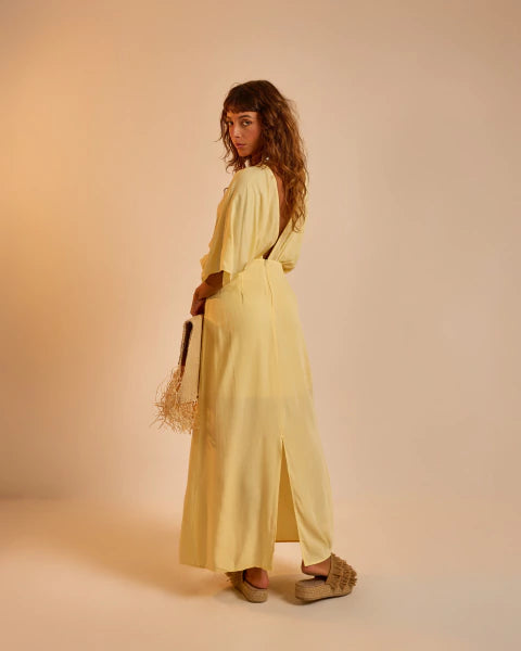Vestido Eloíse Manteiga
