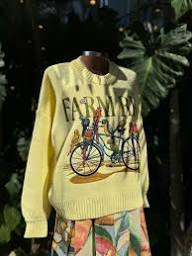 Casaco FARM  Tricot Bicicleta Aves