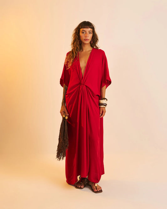 Vestido Longo Ágatha Páprica