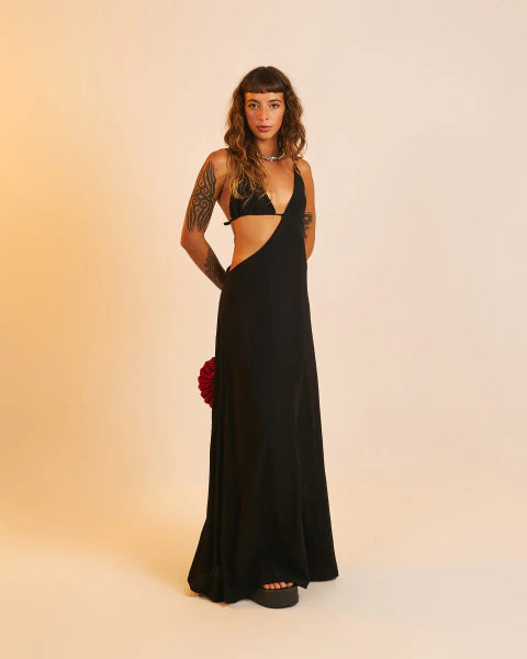 Vestido Longo Taci Preto