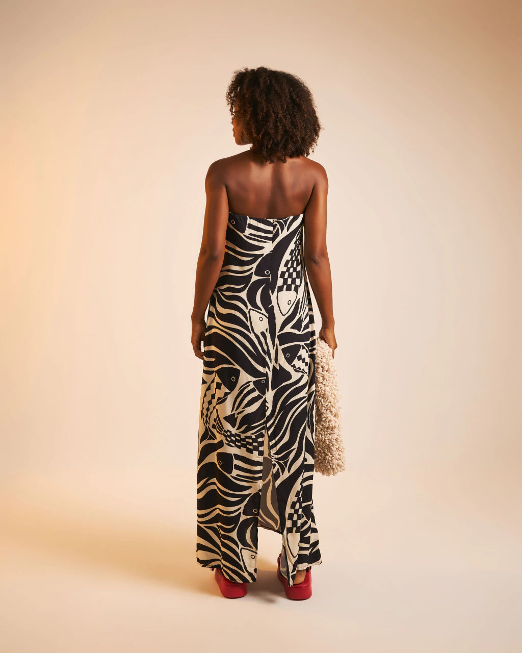 Vestido Longo Antúrio Maré Alta