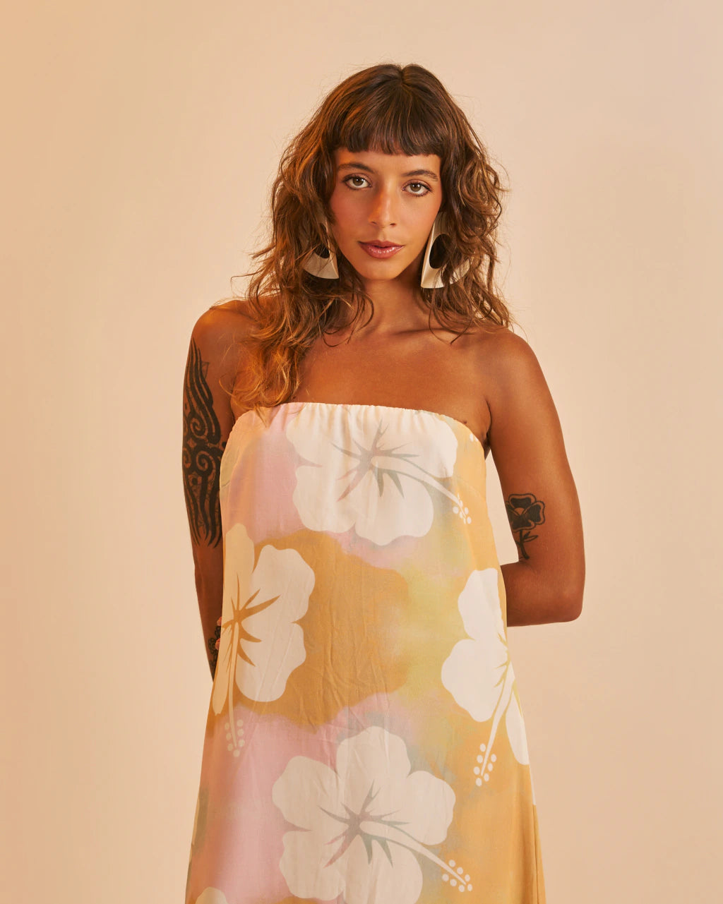 Vestido Longo Antúrio Aloha