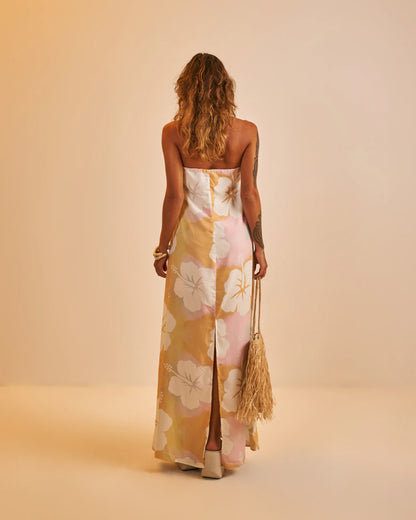 Vestido Longo Antúrio Aloha