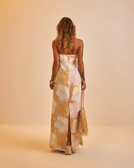 Vestido Longo Antúrio Aloha