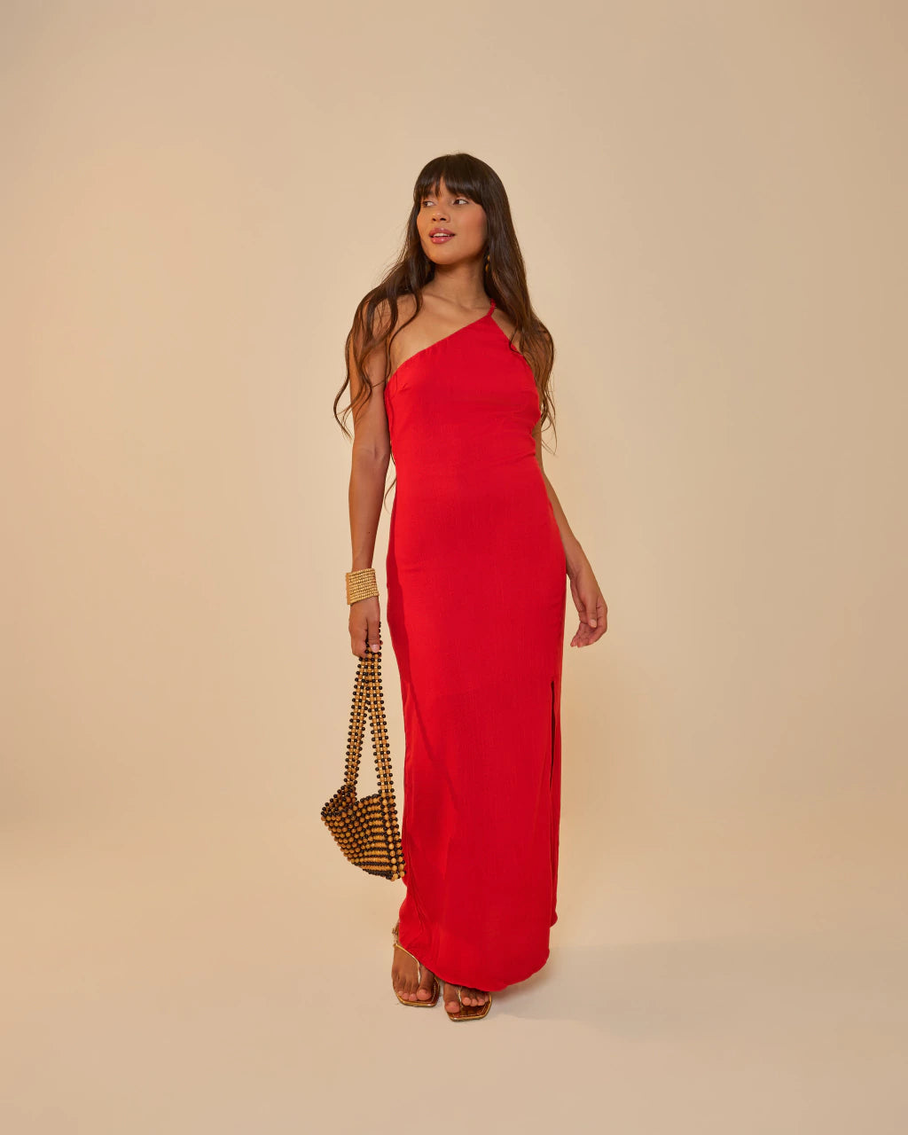 Vestido Cropped Bruna Vermelho