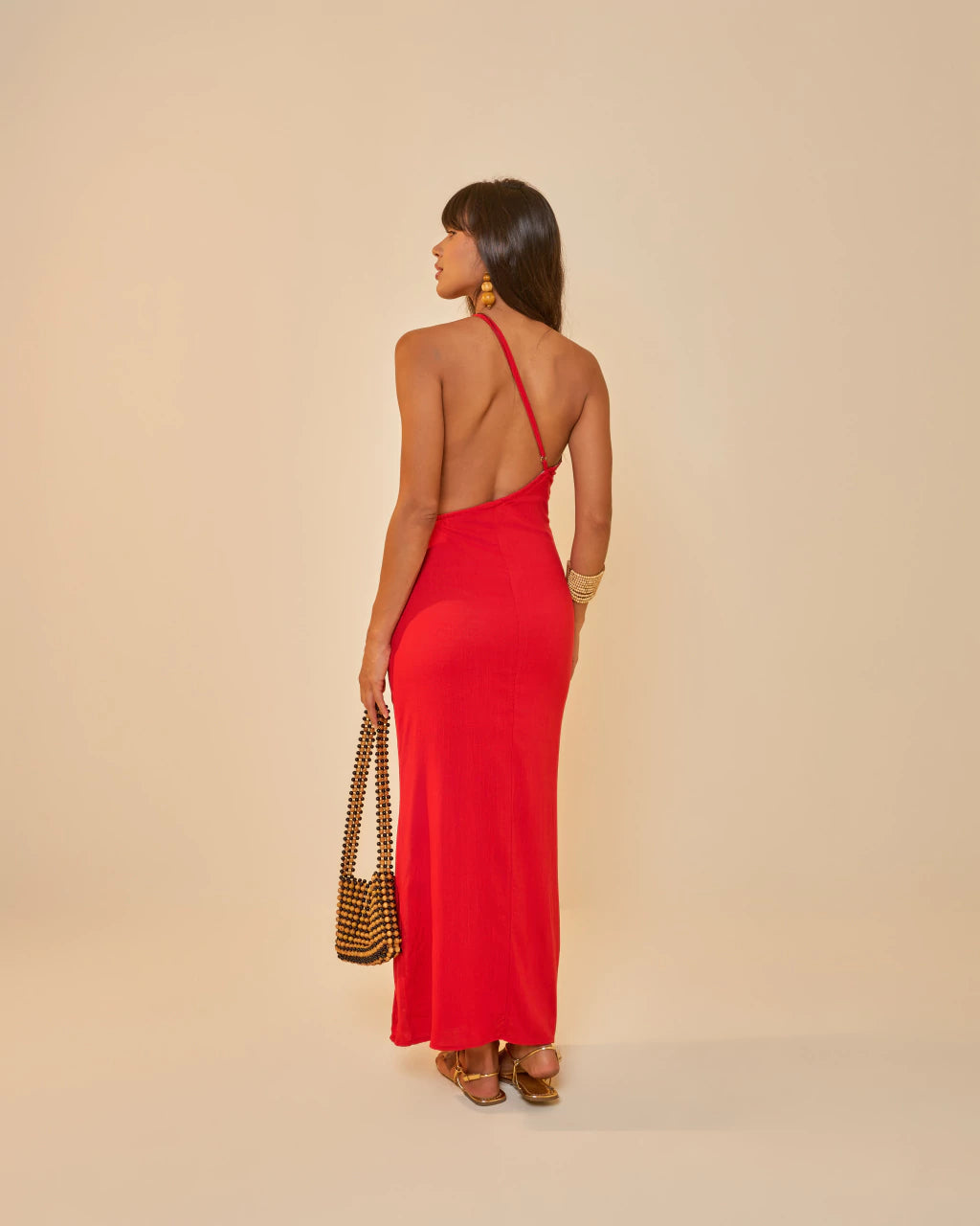 Vestido Cropped Bruna Vermelho